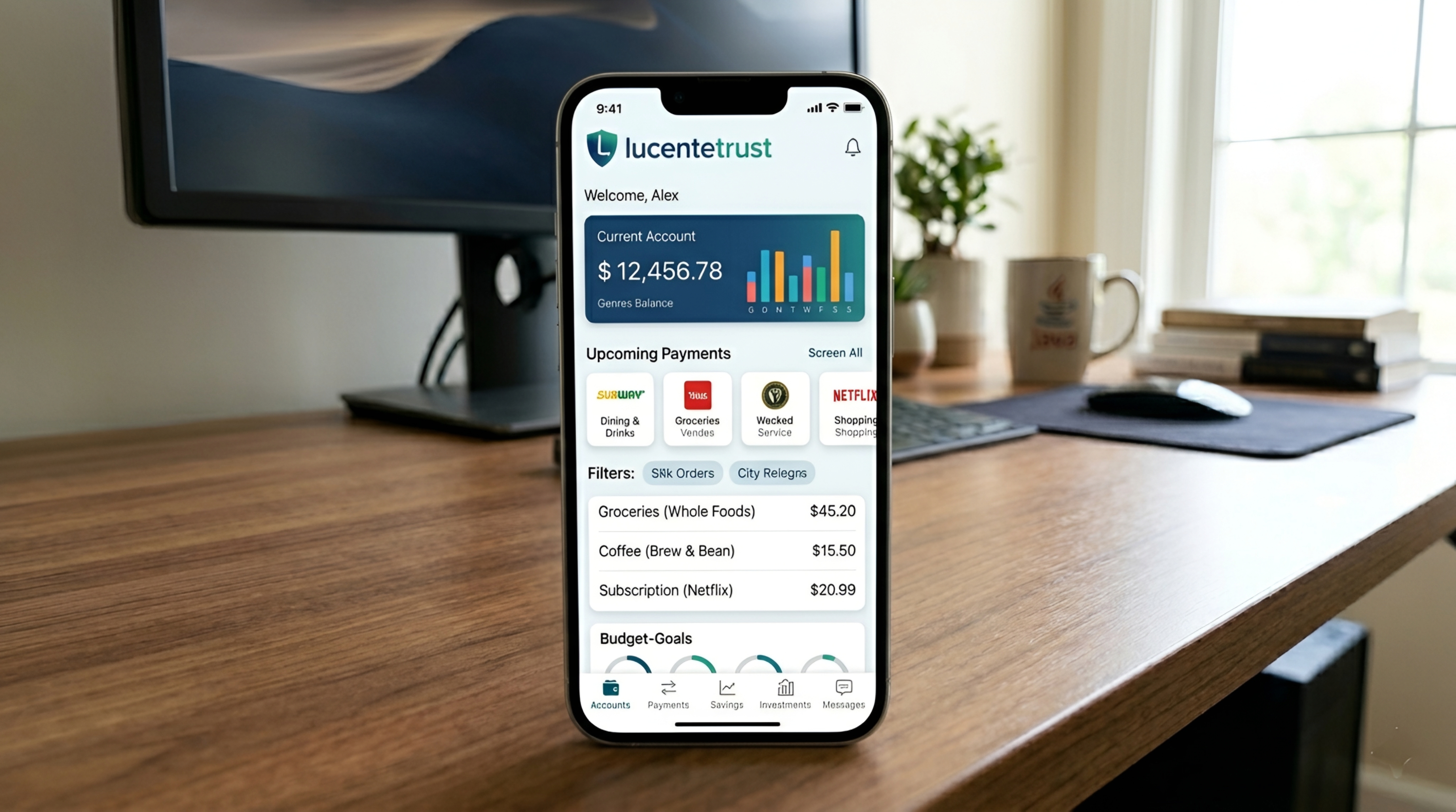 Secure mobile banking